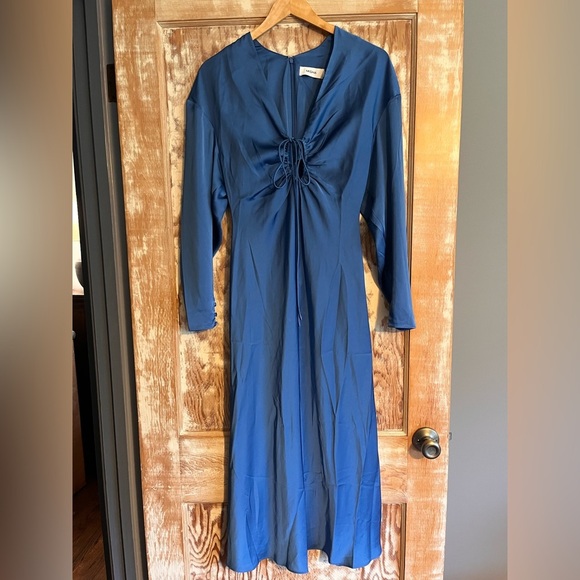 NWT MISHA SERAPHINE DRESS - DENIM BLUE - S - Picture 4 of 7